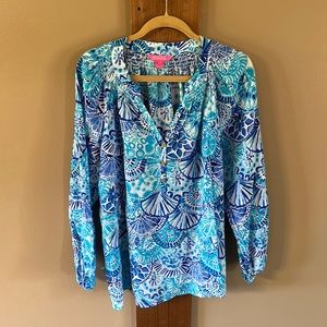 Lilly Pulitzer Elsa Silk Top